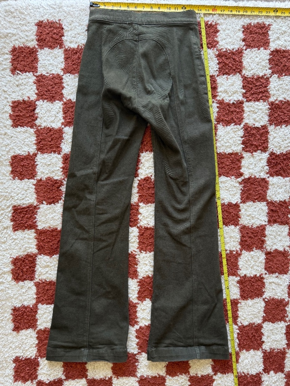 Revice Denim 100% Cotton Rollergirl - Deep Green - Size 28 - Picture 8 of 8